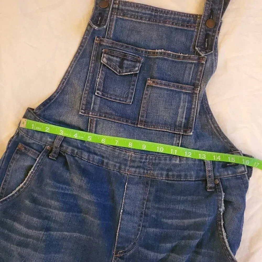 EUC Free People Blue Jean Overalls Size 30